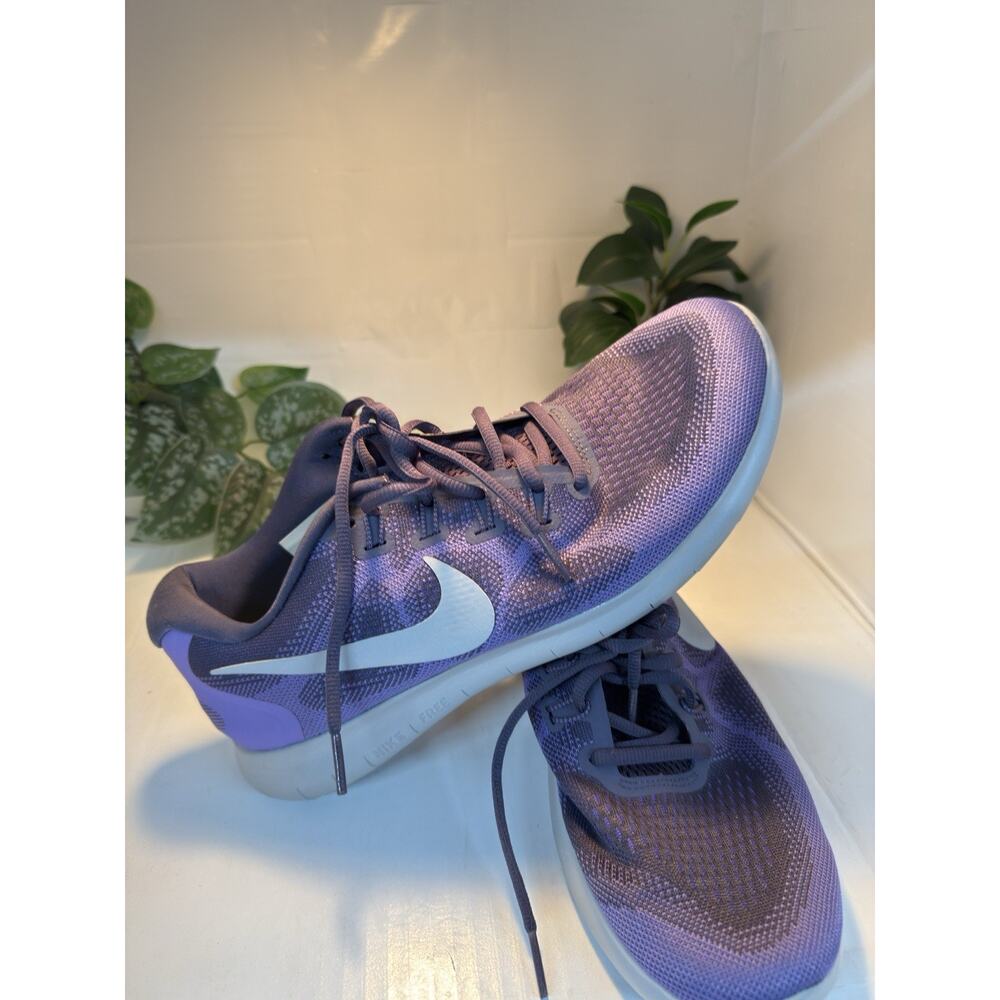 Nike Free RN Purple Running Training Shoes Women's Size 10- CLEAN! - 880840-500